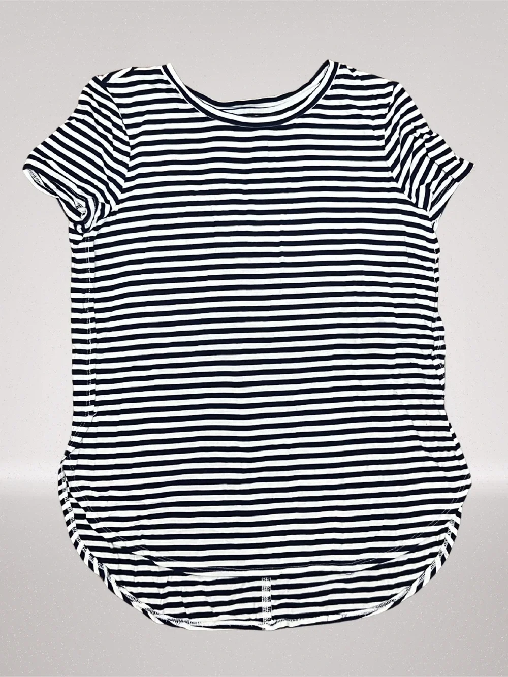 Girls Size 10-12 Shirt Bundle | Old Navy Heart Tee & Old Navy Luxe Striped Top